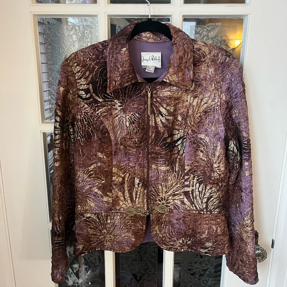 Vintage Joseph Ribkoff Textured Jacket | Timeless Designer | Size 10